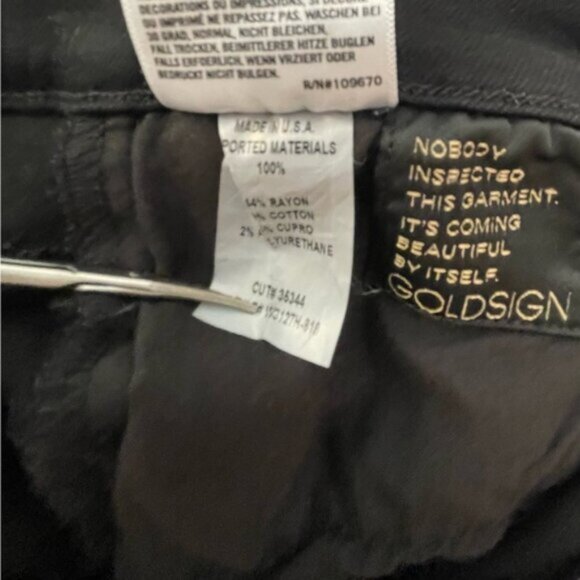 GoldSign Black High Rise Straight Leg Skinny Jeans Size 31 - Picture 4 of 10
